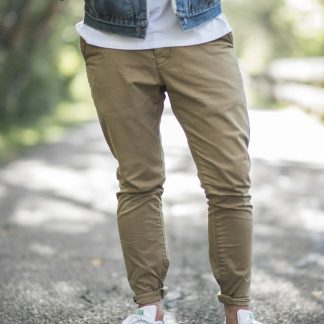 Yasmin Men's Straight Fit Chino Pants — Cotton Twill